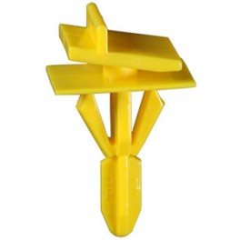 Yellow Nylon Door Molding Clip, GM 25774893 (A228)